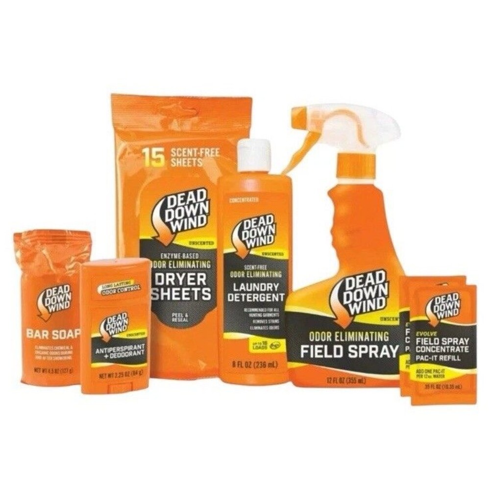 Dead Down Wind Pro Hunter 7 Piece Scent Elimination Kit Deer Hunting 2072